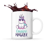 Planetee Tasse blanc Licorne Magique Cousine | Mug original idéal pour cadeau de noël et anniversaire