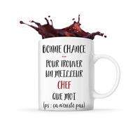 Planetee Tasse Chef | Mug Cadeau Travail Métier Départ Retraite Collègue Anniversaire Noël