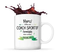 Planetee Tasse Coach sportif Inoubliable Femme | Idée Cadeau Collègue Travail Retraite