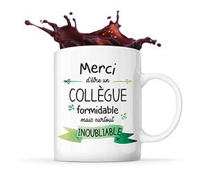 Planetee Tasse Collègue Inoubliable Homme | Idée Cadeau Collègue Travail Retraite