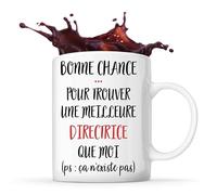 Planetee Tasse Directrice ça n'existe pas | Mug Cadeau Travail Métier Départ Retraite Collègue Anniversaire Noël
