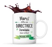 Planetee Tasse Directrice Inoubliable Femme | Idée Cadeau Collègue Travail Retraite