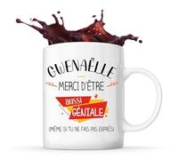 Planetee Tasse Gwenaëlle géniale sans faire exprès | Idée Mug Cadeau Prénom Surnom Nom de Famille Anniversaire Noël