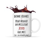 Planetee Tasse Jessy ça n'existe pas homme | Idée Mug Cadeau Prénom Surnom Nom de Famille Anniversaire Noël