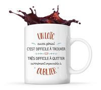 Planetee Tasse Loïc aussi génial | Idée Mug Cadeau Prénom Surnom Nom de Famille Anniversaire Noël