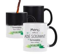 Planetee Tasse Magique Aide-soignant Inoubliable Homme | Mug qui change couleur avec la chaleur | Idée Cadeau Collègue Travail Retraite