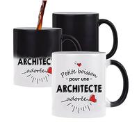 Planetee Tasse Magique Archiviste adorée femme | Mug qui change de couleur avec la chaleur Idée Cadeau Femme Humour