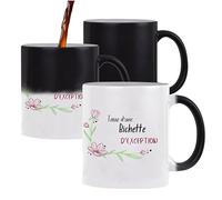 Planetee Tasse Magique Bichette d'exception Femme | Mug qui change couleur avec la chaleur | Idée Cadeau Anniversaire Noël Saint Valentin