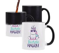 Planetee Tasse Magique Bichette Magique Licorne | Mug qui change couleur avec la chaleur idée cadeau originale