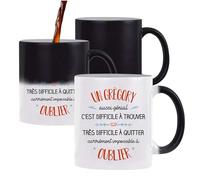 Planetee Tasse Magique Grégoire Aussi Génial - Mug qui change couleur avec la chaleur - Idée Cadeau Original Patron Collègue - Anniversaire, Départ Retraite, Travail, Bureau