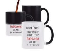 Planetee Tasse Magique Psychologue ça n'existe pas homme | Mug qui change couleur avec la chaleur | Idée Cadeau Prénom Surnom Nom de Famille Humour Collègue Travail Anniversaire Noël