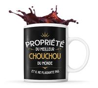 Planetee Tasse Noire Propriété du meilleur Chouchou | Mug café thé Idée Cadeau Homme Humour Collègue famille Anniversaire Noël