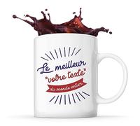 Planetee Tasse personnalisable Certifié Meilleur Homme du Monde : Mug Café ou Thé Drôle et Original | Idée Cadeau Personnalisée