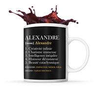 Planetee Tasse prénom Alexandre Définition Perfection | Mug Prénom humour idéal pour cadeau original et drôle