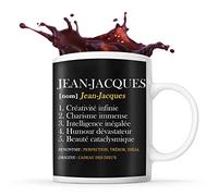 Planetee Tasse prénom Jean-Jacques Définition Perfection | Mug Prénom humour idéal pour cadeau original et drôle