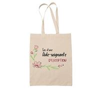 Planetee Tote Bag Aide-soignante d'Exception | Idée Cadeau Collègue Travail Retraite Sac Cabas Réutilisable