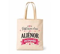 Planetee Tote bag beige Bazar Aliénor incroyable Sac shopping réutilisable
