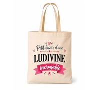 Planetee Tote bag beige Bazar Ludivine incroyable Sac shopping réutilisable