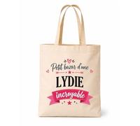 Planetee Tote bag beige Bazar Lydie incroyable Sac shopping réutilisable