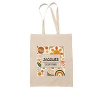Planetee Tote bag beige Jacques Exceptionnel Sac shopping réutilisable