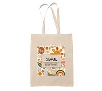 Planetee Tote bag beige Jamel Exceptionnel Sac shopping réutilisable