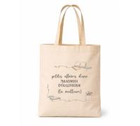 Planetee Tote bag beige Petites affaires d'une Monitrice d'équitation Sac Cadeau Fin d'années