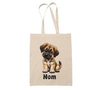 Planetee Tote Bag Berger d'Asie Centrale | Sac de Plage en Toile de Coton Épaule | Idée Cadeau Propriétaire Chien Homme Femme Anniversaire Noël | Imprimé en Bretagne