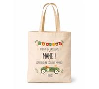Planetee Tote bag France Excellente Mamie Cadeau annonce Grossesse Surprise