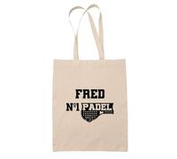 Planetee Tote bag Fred Numéro 1 Padel - Sac Idée Cadeau pour Homme Anniversaire Noël Papa