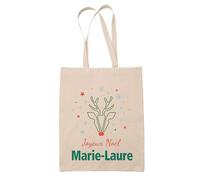 Planetee Tote bag Joyeux noël Marie-Laure Cerf - Sac Shopping - Secret santa Cadeau Noël Humour Insolite Collègue