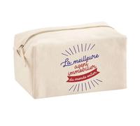 Planetee Trouse Multifonction Agent Immobilier Meilleure du Monde | Trousse Scolaire Maquillage Idée Cadeau Collègue Noël Anniversaire | Trousse pour Fournitures Scolaires et de Bureau