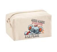 Planetee Trouse Multifonction Anne-Marie Koala à la Plage | Trousse Scolaire Fournitures Bureau Maquillage Idée Cadeau Collègue Noël Anniversaire