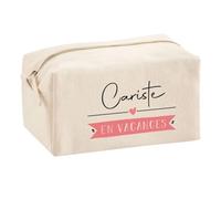 Planetee Trouse Multifonction Cariste en Vacances | Trousse Scolaire Maquillage Idée Cadeau Collègue Noël Anniversaire | Trousse pour Fournitures Scolaires et de Bureau