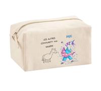 Planetee Trouse Multifonction Community Manager Les Autres vs Moi | Trousse Scolaire Maquillage Idée Cadeau Collègue Noël Anniversaire | Trousse pour Fournitures Scolaires et de Bureau