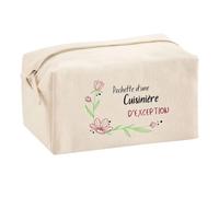 Planetee Trouse Multifonction Cuisinière d'exception | Trousse Scolaire Fournitures Bureau Maquillage Idée Cadeau Collègue Noël Anniversaire