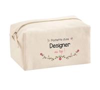 Planetee Trouse Multifonction Designer au Top | Trousse Scolaire Fournitures Bureau Maquillage Idée Cadeau Collègue Noël Anniversaire