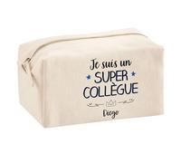 Planetee Trouse Multifonction Diego Super Collègue | Trousse Scolaire Fournitures Bureau Maquillage Idée Cadeau Collègue Noël Anniversaire