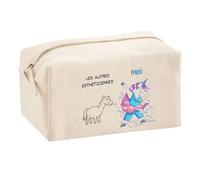 Planetee Trouse Multifonction Esthéticienne Les Autres vs Moi | Trousse Scolaire Fournitures Bureau Maquillage Idée Cadeau Collègue Noël Anniversaire