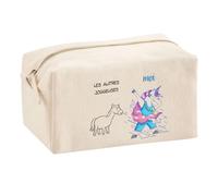 Planetee Trouse Multifonction Joggeuse Les Autres vs Moi | Trousse Scolaire Maquillage Idée Cadeau Collègue Noël Anniversaire | Trousse pour Fournitures Scolaires et de Bureau