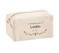 Planetee Trouse Multifonction Loulou au Top | Trousse Scolaire Fournitures Bureau Maquillage Idée Cadeau Collègue Noël Anniversaire