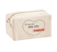 Planetee Trouse Multifonction Maître d’Hôtel Irremplaçable | Trousse Scolaire Maquillage Idée Cadeau Collègue Noël Anniversaire | Trousse pour Fournitures Scolaires et de Bureau