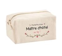 Planetee Trouse Multifonction Maître d'Hôtel au Top | Trousse Scolaire Maquillage Idée Cadeau Collègue Noël Anniversaire | Trousse pour Fournitures Scolaires et de Bureau