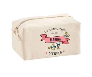 Planetee Trouse Multifonction Marina Les Affaires d'Enfer | Trousse Scolaire Fournitures Bureau Maquillage Idée Cadeau Collègue Noël Anniversaire