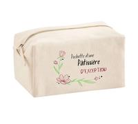 Planetee Trouse Multifonction Pâtissière d'exception | Trousse Scolaire Fournitures Bureau Maquillage Idée Cadeau Collègue Noël Anniversaire