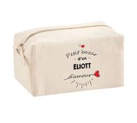 Planetee Trouse Multifonction Petit Bazar d'un Eliott d'amour | Trousse Scolaire Fournitures Bureau Maquillage Idée Cadeau Collègue Noël Anniversaire