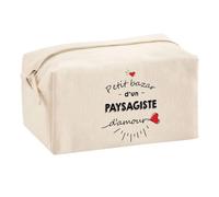 Planetee Trouse Multifonction Petit Bazar d'un Paysagiste d'amour | Trousse Scolaire Maquillage Idée Cadeau Collègue Noël Anniversaire | Trousse pour Fournitures Scolaires et de Bureau