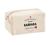 Planetee Trouse Multifonction Petit Bazar d'une Barbara d'amour | Trousse Scolaire Fournitures Bureau Maquillage Idée Cadeau Collègue Noël Anniversaire