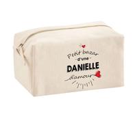 Planetee Trouse Multifonction Petit Bazar d'une Danielle d'amour | Trousse Scolaire Fournitures Bureau Maquillage Idée Cadeau Collègue Noël Anniversaire