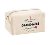 Planetee Trouse Multifonction Petit Bazar d'une Grand-Mère d'amour | Trousse Scolaire Fournitures Bureau Maquillage Idée Cadeau Collègue Noël Anniversaire