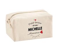 Planetee Trouse Multifonction Petit Bazar d'une Michelle d'amour | Trousse Scolaire Fournitures Bureau Maquillage Idée Cadeau Collègue Noël Anniversaire